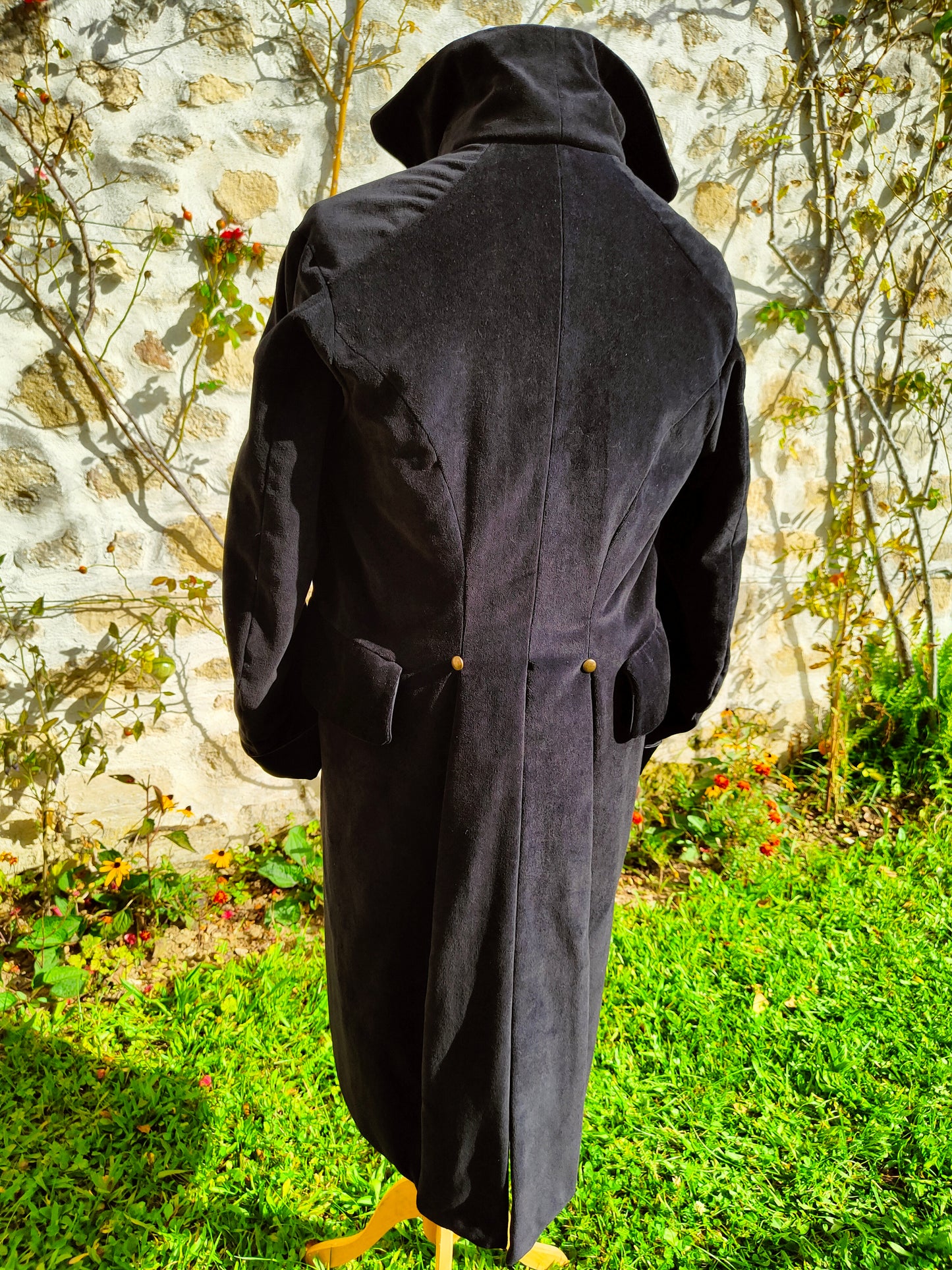 Redingote Empire en velours