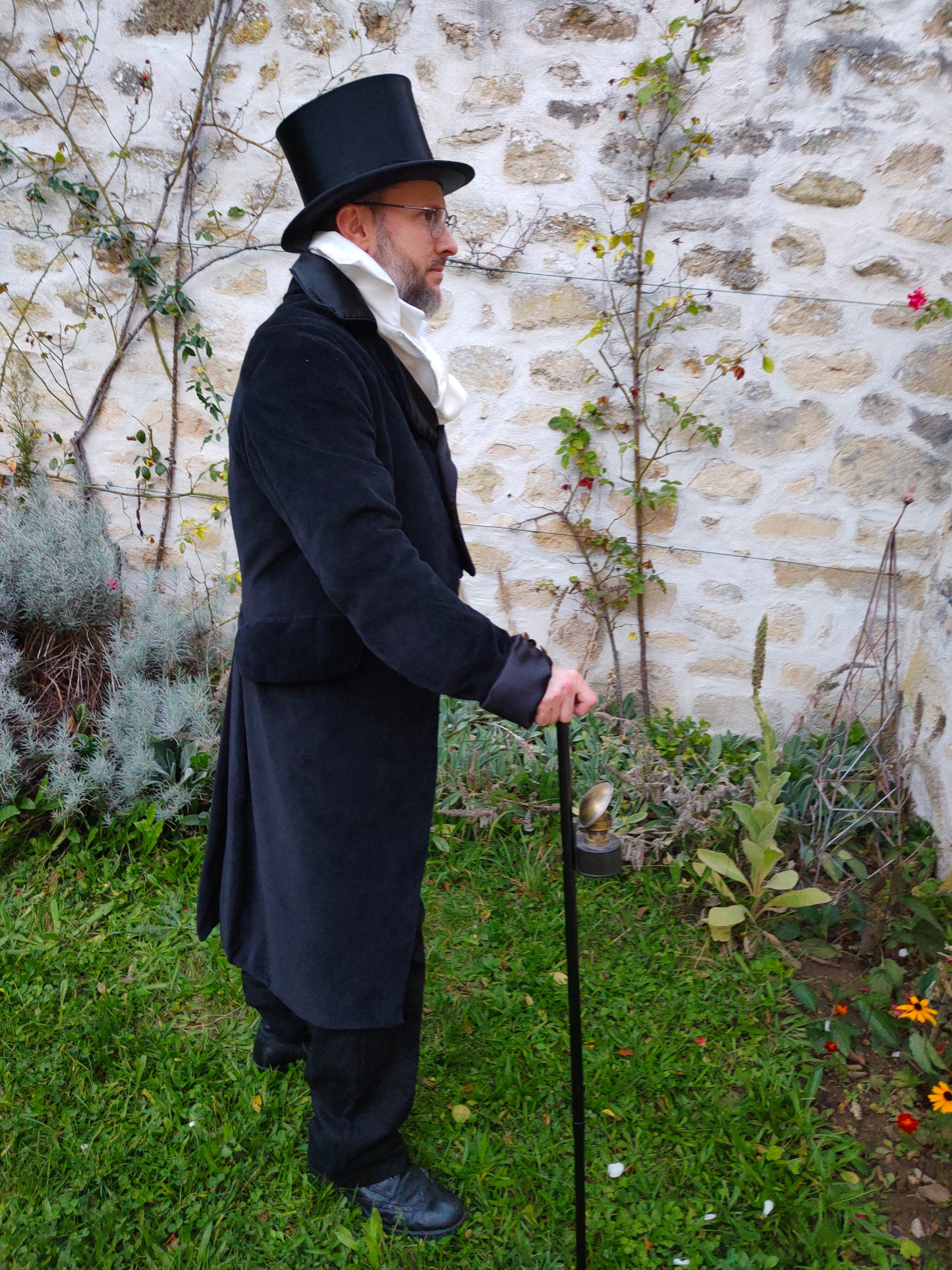 Redingote Empire en velours