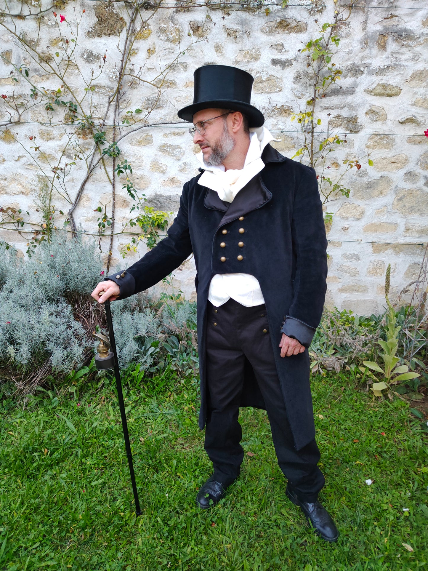 Redingote Empire en velours