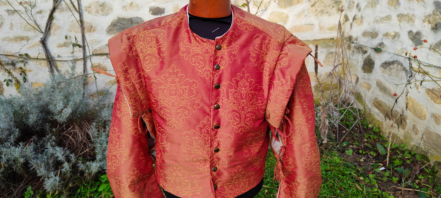 Pourpoint, doublet, veste médiévale, gilet
