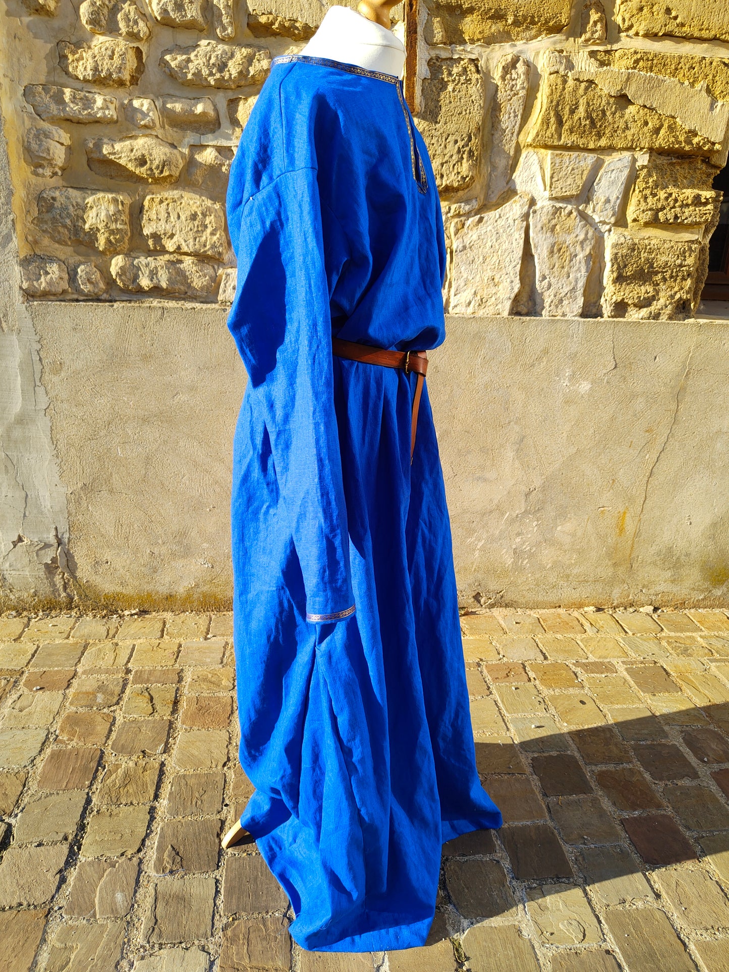 Cotte médiévale XII éme / XIII ème / XIV ème siècles pour homme