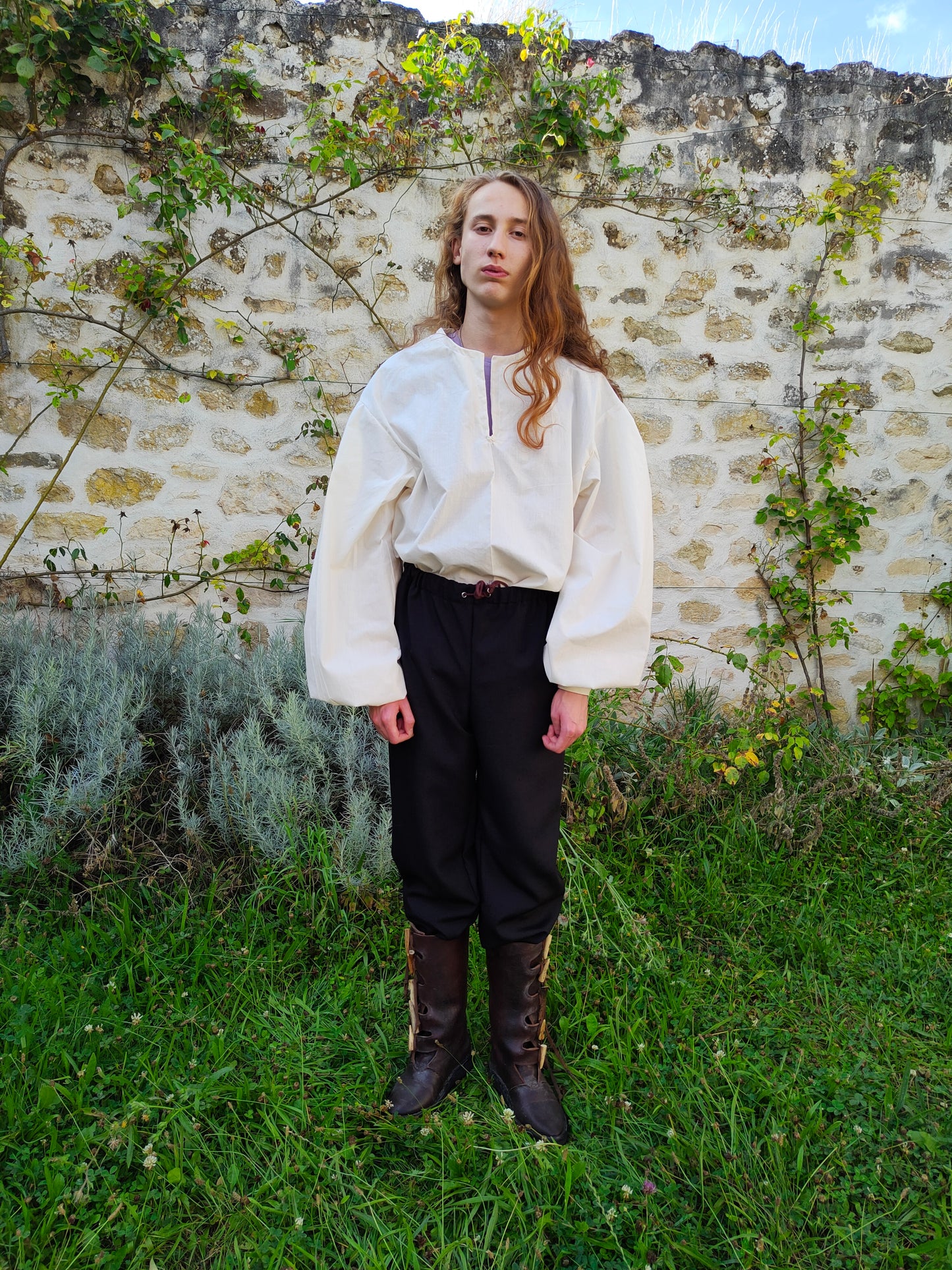 Pantalon médiéval, Renaissance ou viking en lin