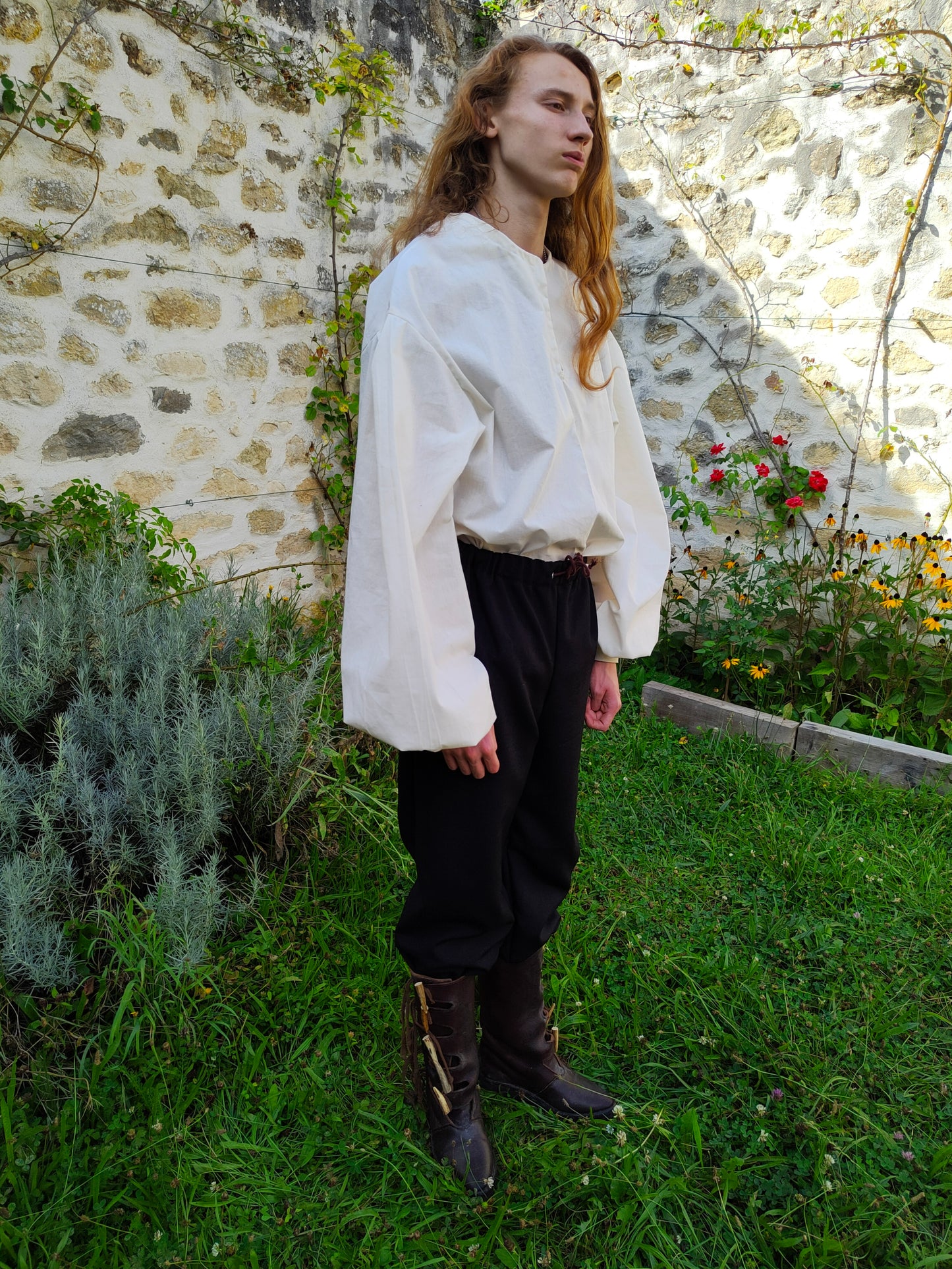 Pantalon médiéval, Renaissance ou viking en lin