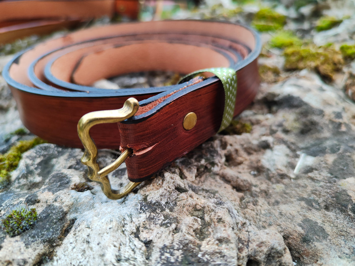 Ceinture médiévale, viking ou Renaissance en cuir véritable