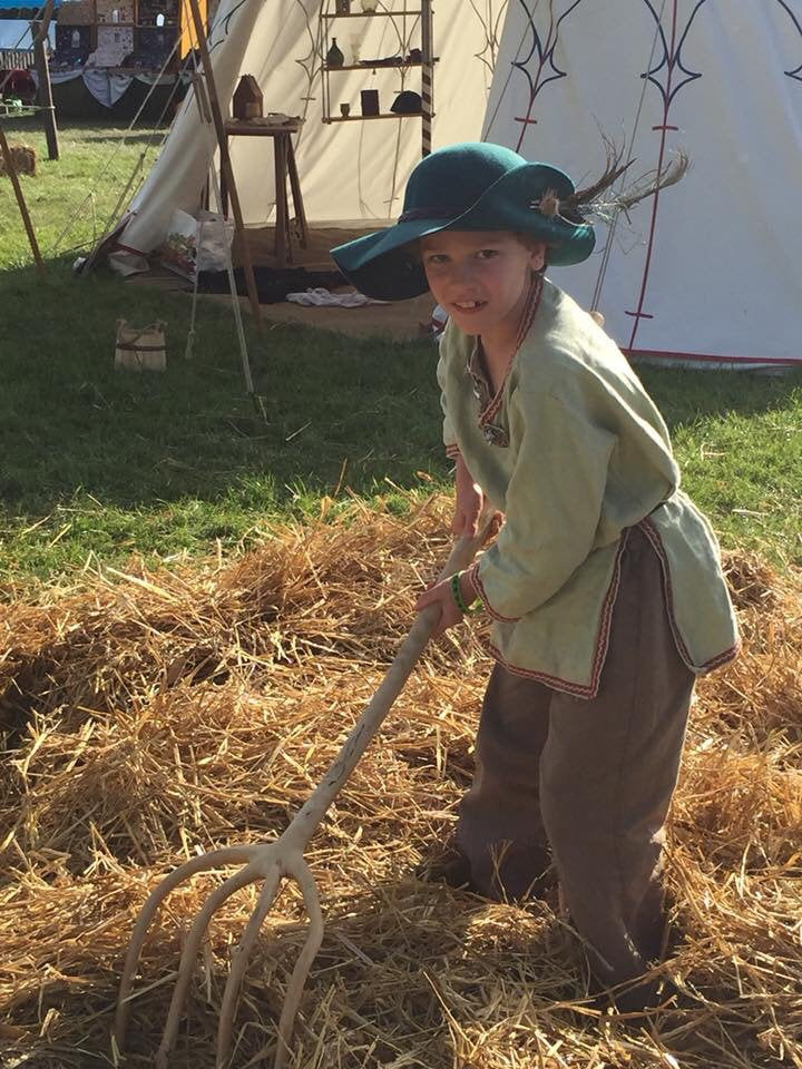 Tunique médiévale ou viking pour enfant