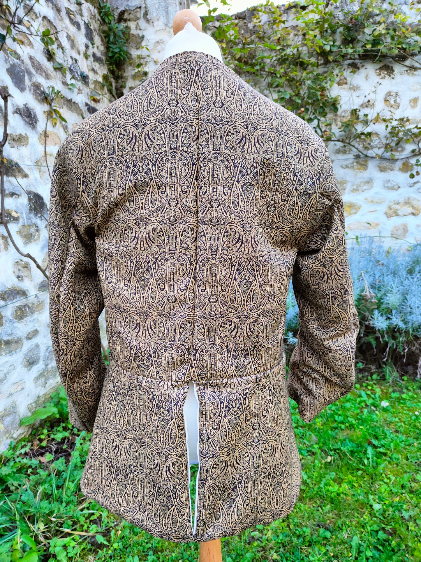 Veste médiévale XVème siècle, en cachemire, pour homme, doublet médiéval, pourpoint