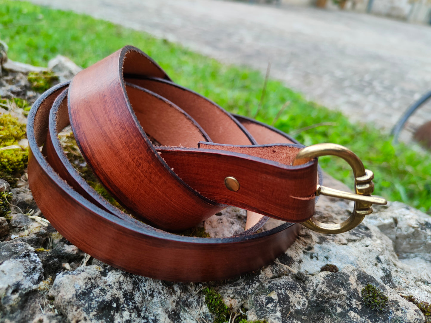 Ceinture médiévale mixte en cuir