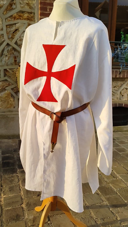Tabard de Templier en lin