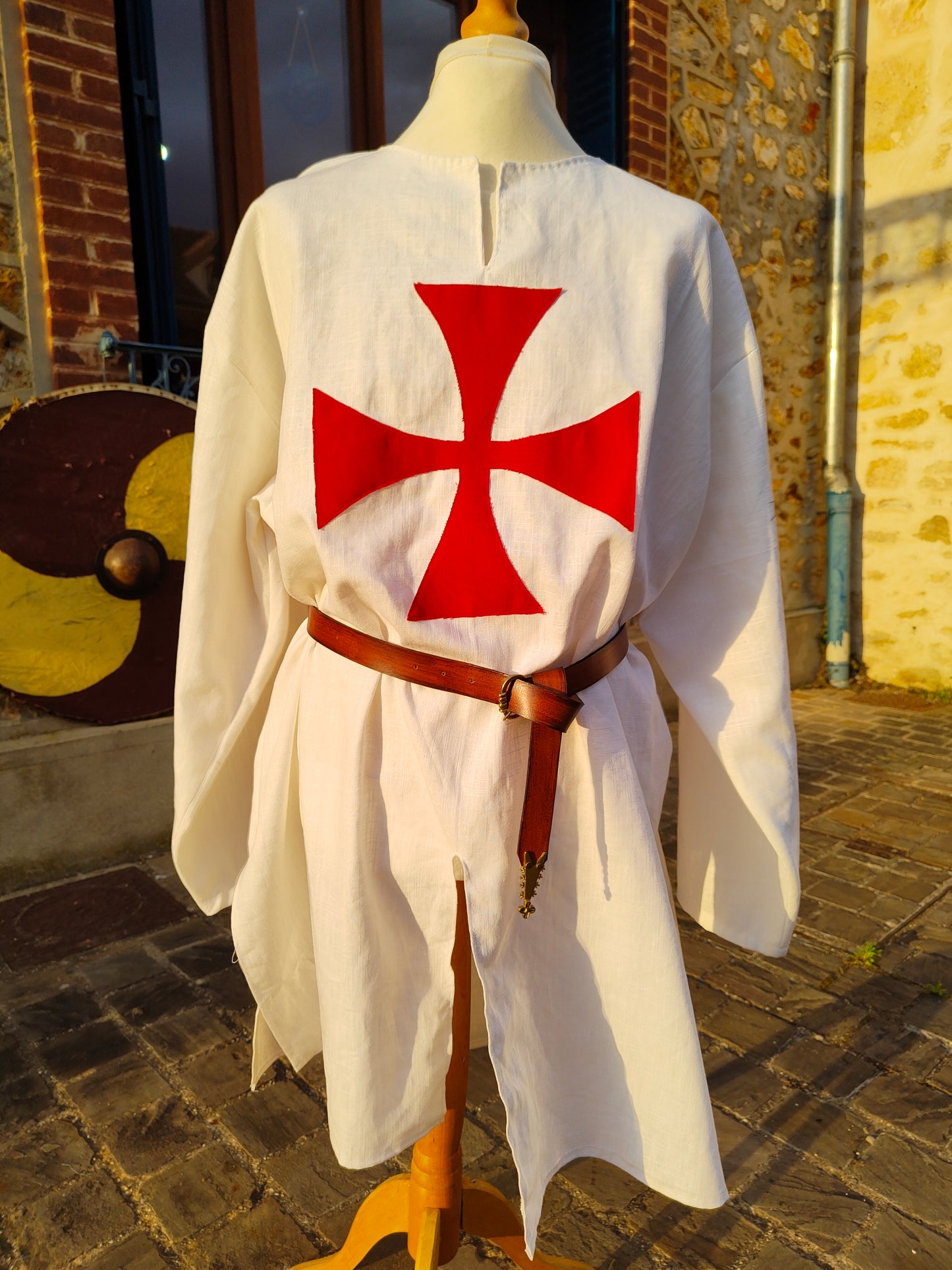 Tabard de Templier en lin