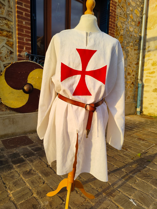 Tabard de Templier en lin