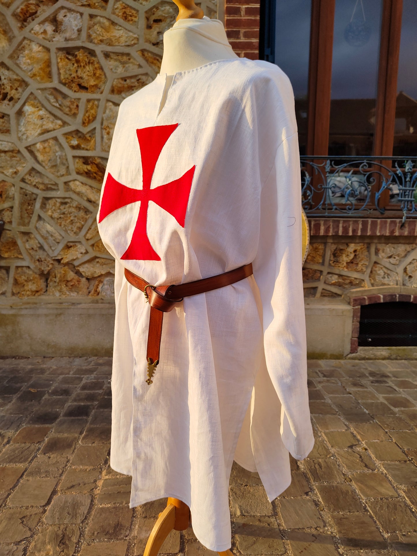 Tabard de Templier en lin