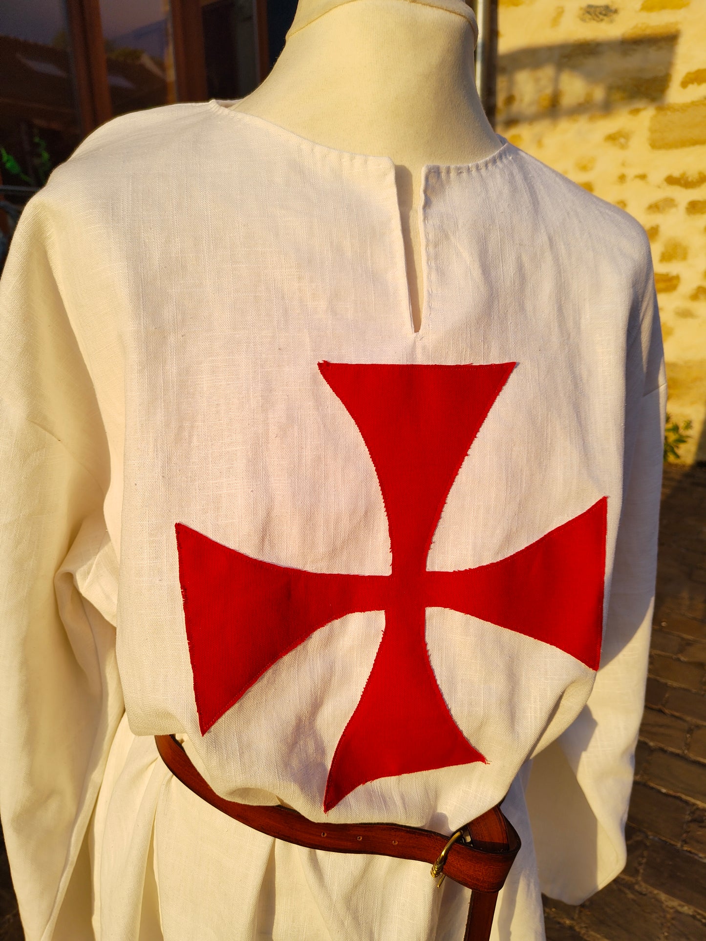 Tabard de Templier en lin